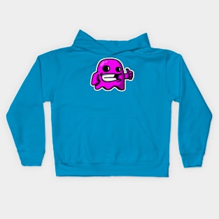 pink ghost like Kids Hoodie